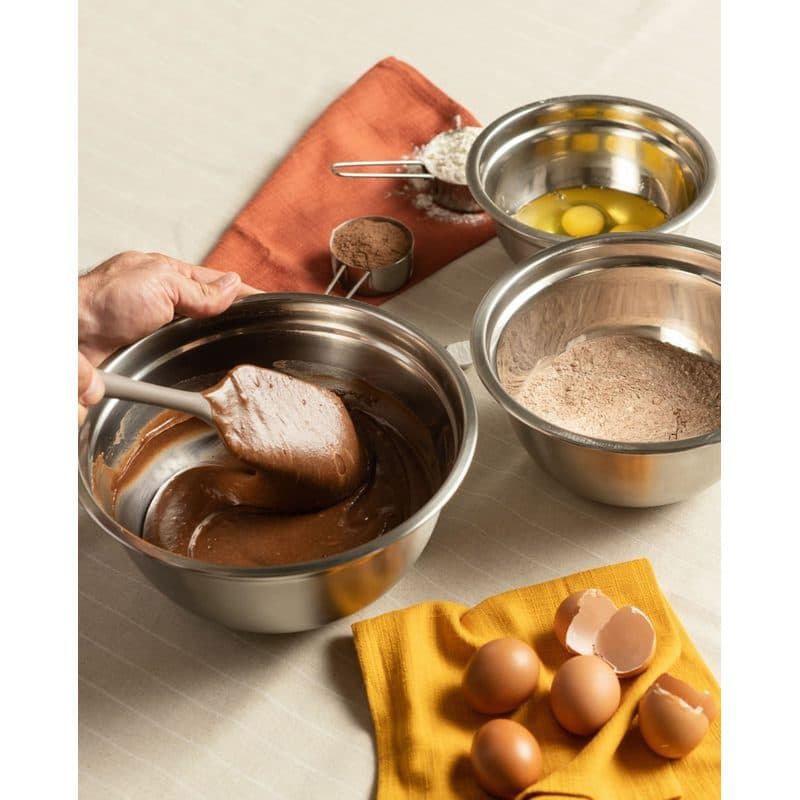 Conjunto de Tigelas Brinox Suprema 3 Peças Aço Inox